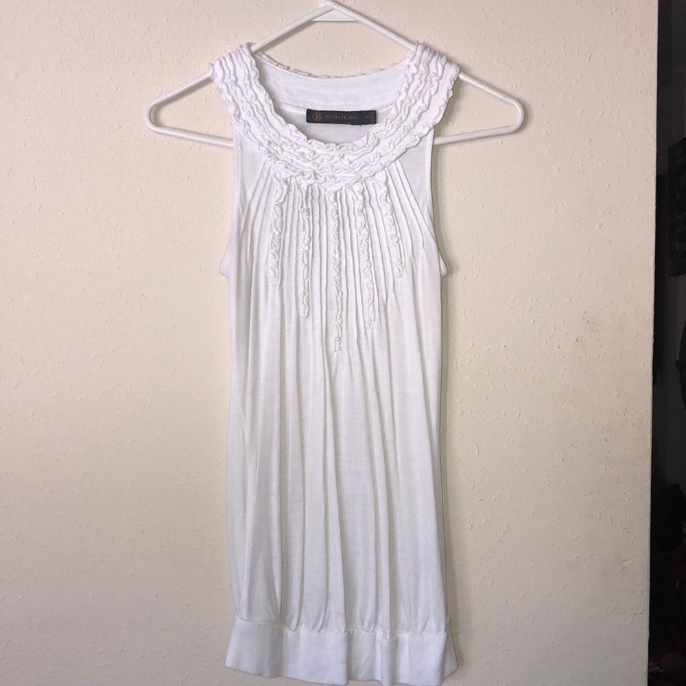Outback Red XS White High Neck Shirt